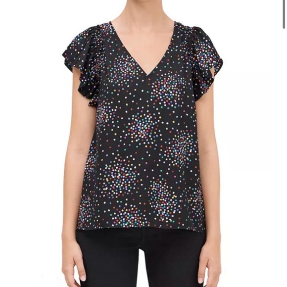 Kate Spade Confetti Cheer Blouse - Size S - Picture 1 of 6